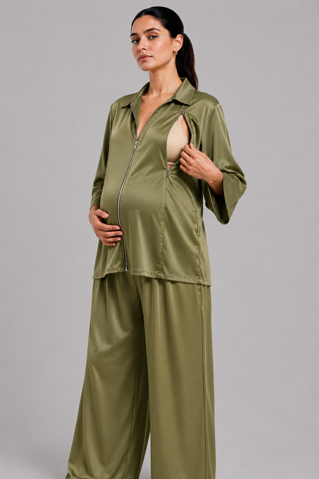 The Cocoon Top- Olive