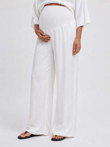 The Cocoon Pants- Pearl White