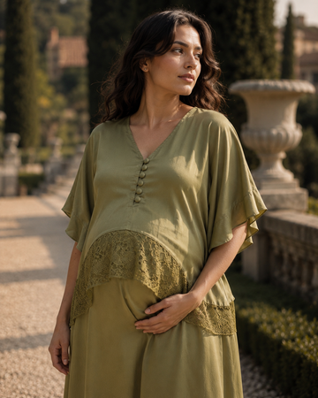 The Estelle Top- Olive