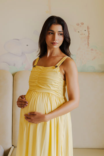 The Sol Dress- Butter Yellow