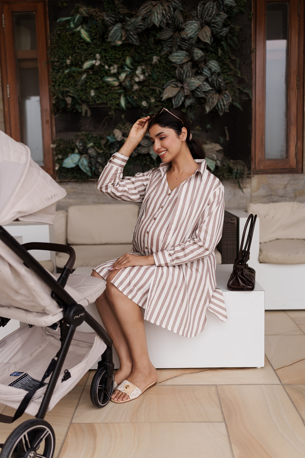 The Nurture Dress- Stripes