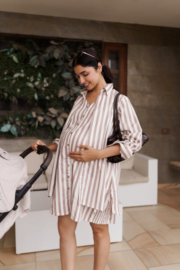 The Nurture Dress- Stripes