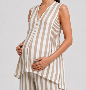 The Nesting Top- Stripes